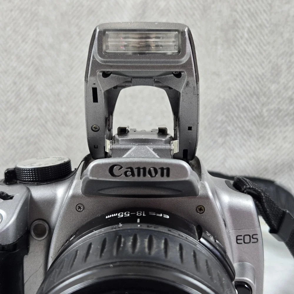 Canon EOS Digital Rebel XT 8.0MP DSLR Camera w/EF-S 18-55mm Lens Battery Charger